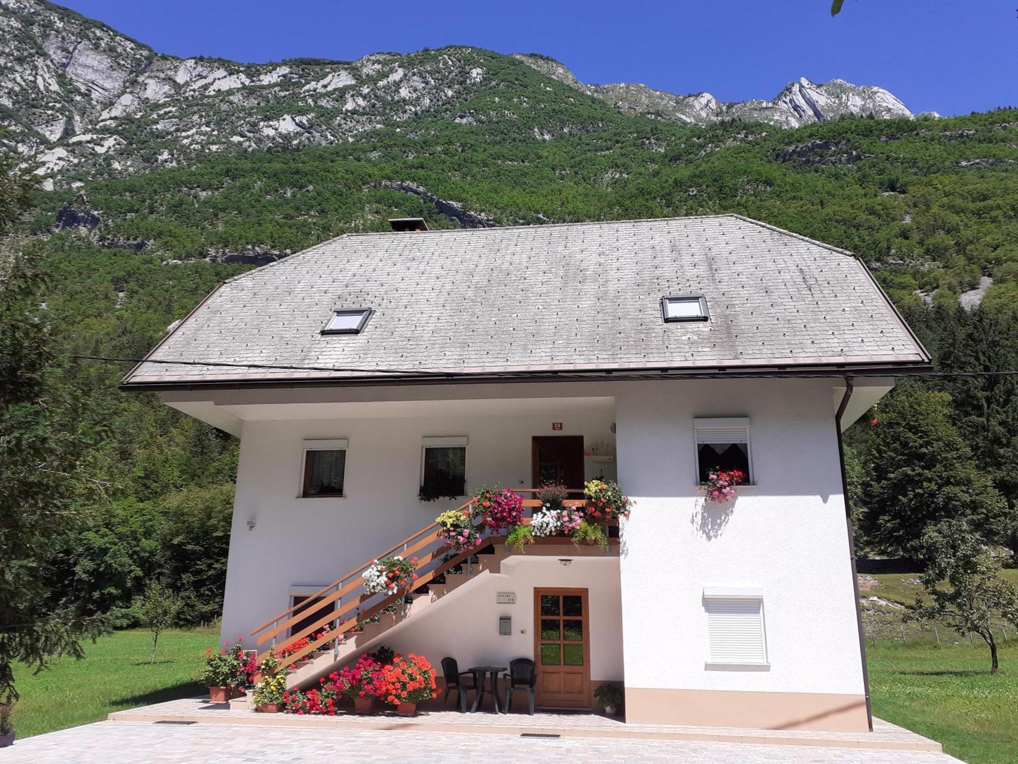Apartma Pod Rozem Soca Exterior photo